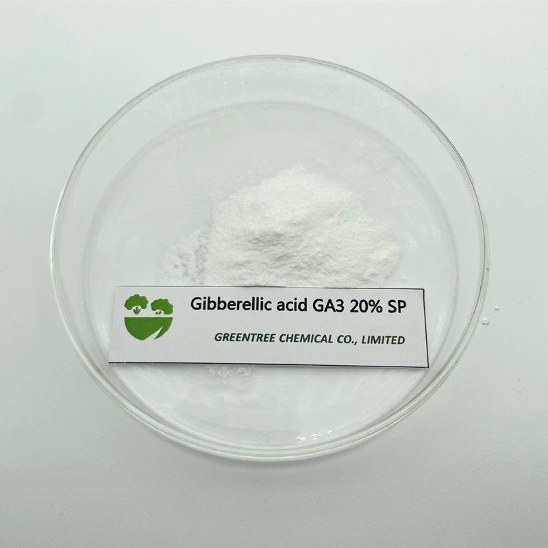CAS NR. 77-06-5 Augalų augimo hormonas Giberelio rūgštis GA3 tirpūs milteliai 20 % SP